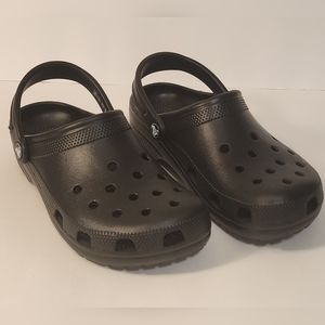 Crocs, Black, Mens Size 7, Womens Size 9